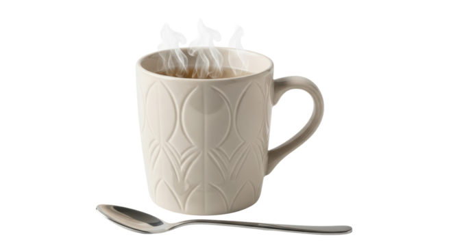 Isolated White coffee mug