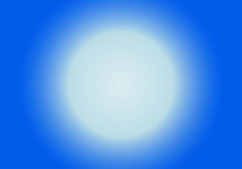 Resplandor azul. Fondo radial azul blanco. Fondo frio circular