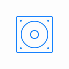 wireless headphones audio icon sign vector