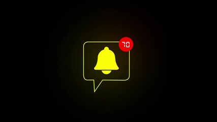 Alert notification concept. Push Notifications, Web Reminders, Time Table and Announcements. Person using with notification icon on virtual screen, notification bell
