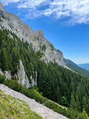 mountain in the mountains, The Shoulders of the Piatra Craiului Mountains, Romania
