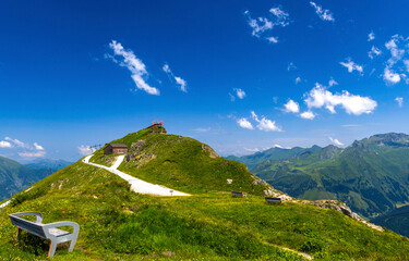 mountain landscape in the summer
