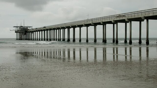 The Scripps Pier in La Jolla, California, is part of UC San Diego&rsquo;s Scripps Institution of Oceanography. This iconic research pier offers stunning Pacific views and supports vital marine science.