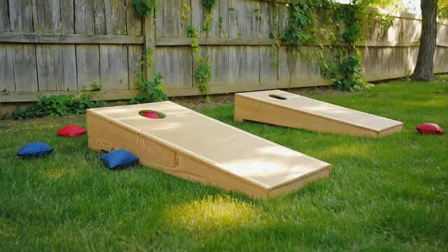 Bean Bag Toss or Cornhole game.