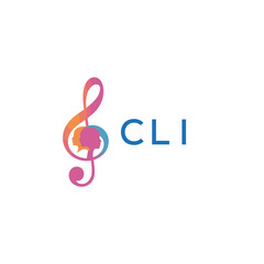 CLI “Abstract music school logo with people and melody icon” CLI Later Logo, “Modern music therapy logo with faces and note symbol”
