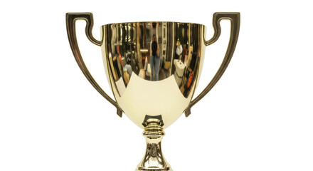 Isolated Gold Trophy