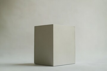 Minimalist grey block study light and shadow texture art modern geometric simple shape solid blank