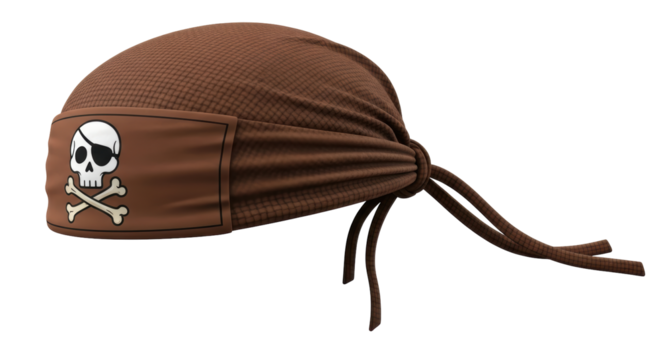 Isolated Pirate Bandana Headwear