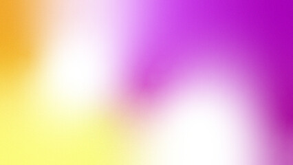 Black yellow orange magenta pink white abstract background. Color gradient ombre blend. Soft blur texture. Bright light glow. Vibrant neon haze. Smooth transition. Artistic noise grain mesh