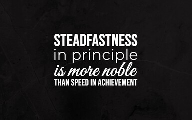 Inspirational Quote Highlighting the Value of Persistence Over Rapid Success