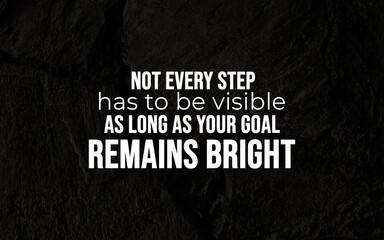 Motivational Quote on Dark Textured Background Inspiring Positivity and Determination