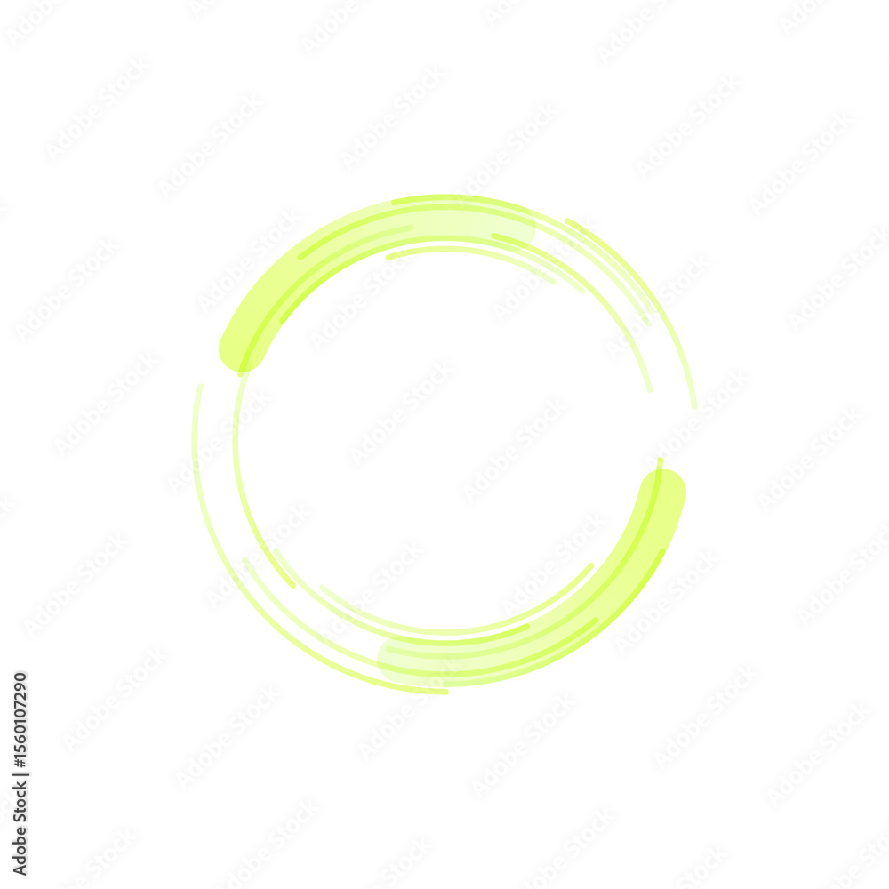 Poster png abstract logotype vector with circle ring and bright colourful gradient background tech design e