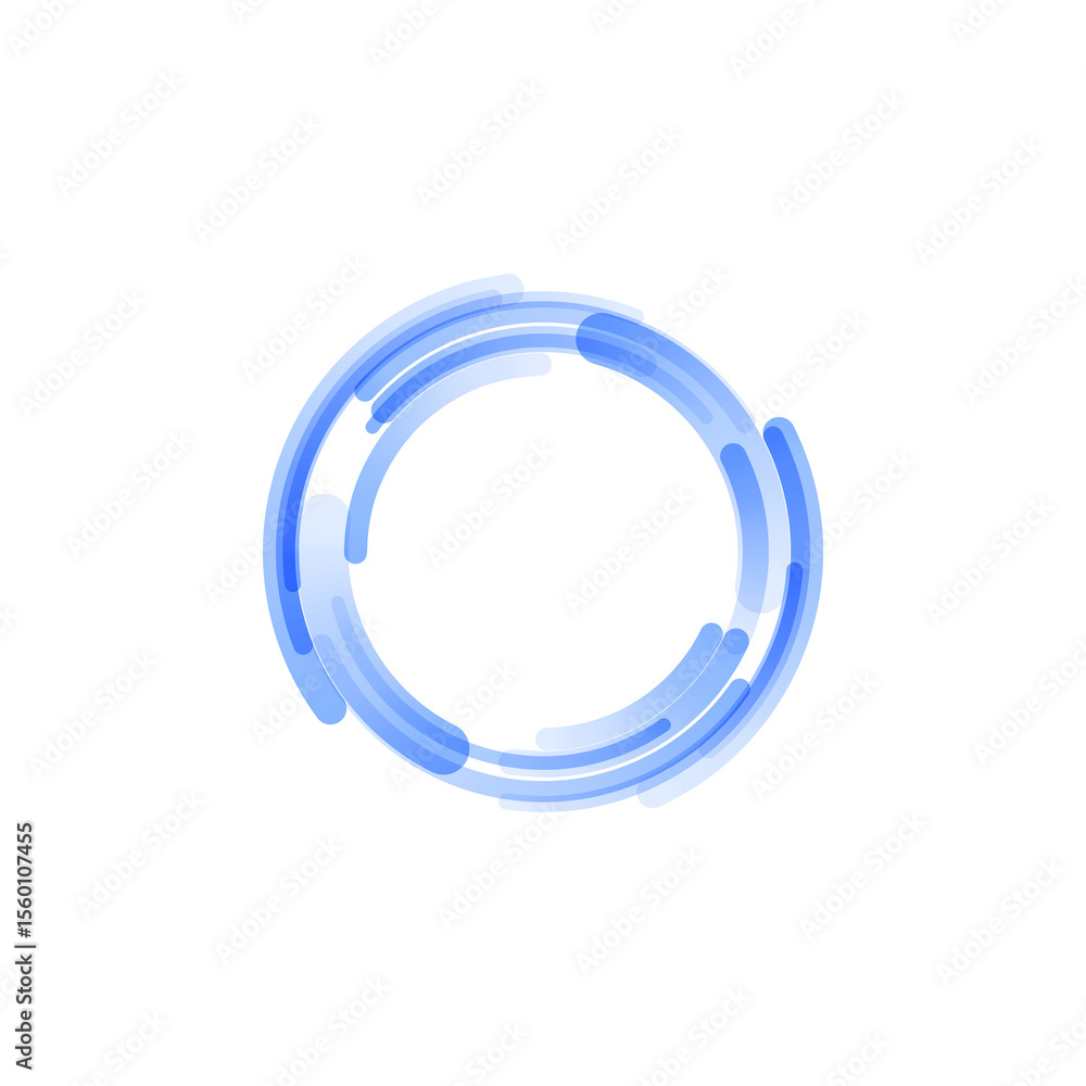 Aufkleber png colourful digital art with bright gradient curved patterns swirling shapes round elements tech b