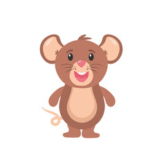 PNG vector cartoon of cheerful mouse with hat monocle and piece of cheese fun illustration childish cup lovely fantasy happy character pet burrow mammal pillow friendly imagination party fashion

