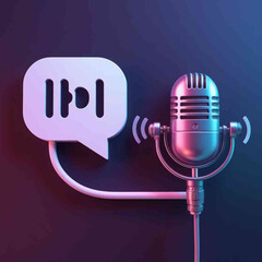 retro microphone vector