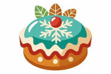 Christmas cards, winter recipe books, seasonal packaging, and digital or print projects related to Christmas baking or sweets.