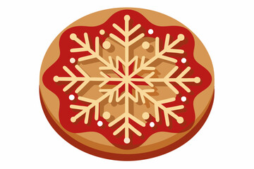 Christmas cards, winter recipe books, seasonal packaging, and digital or print projects related to Christmas baking or sweets.