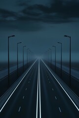 highway at night