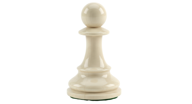 Isolated Chess Piece Pawn