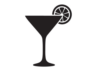 cocktail glass logo silhouette vector, martini glass logo icon silhouette, vector martini cocktail glass silhouette vector illustration, cocktail glass drink design logo silhouette vector 
