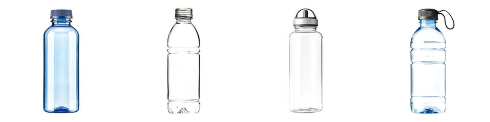 Naklejka premium Reusable Water Bottles: Modern & Eco-Friendly Collection