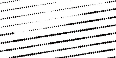 Black and white halftone texture. Abstract monochrome background