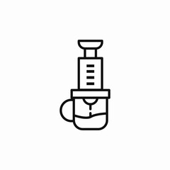 filter coffee icon sign vector