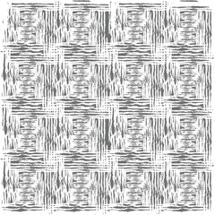 Modern abstract seamless geometric pattern design, line texture on white background, Modern line art illustration, Abstract floral wallpaper.