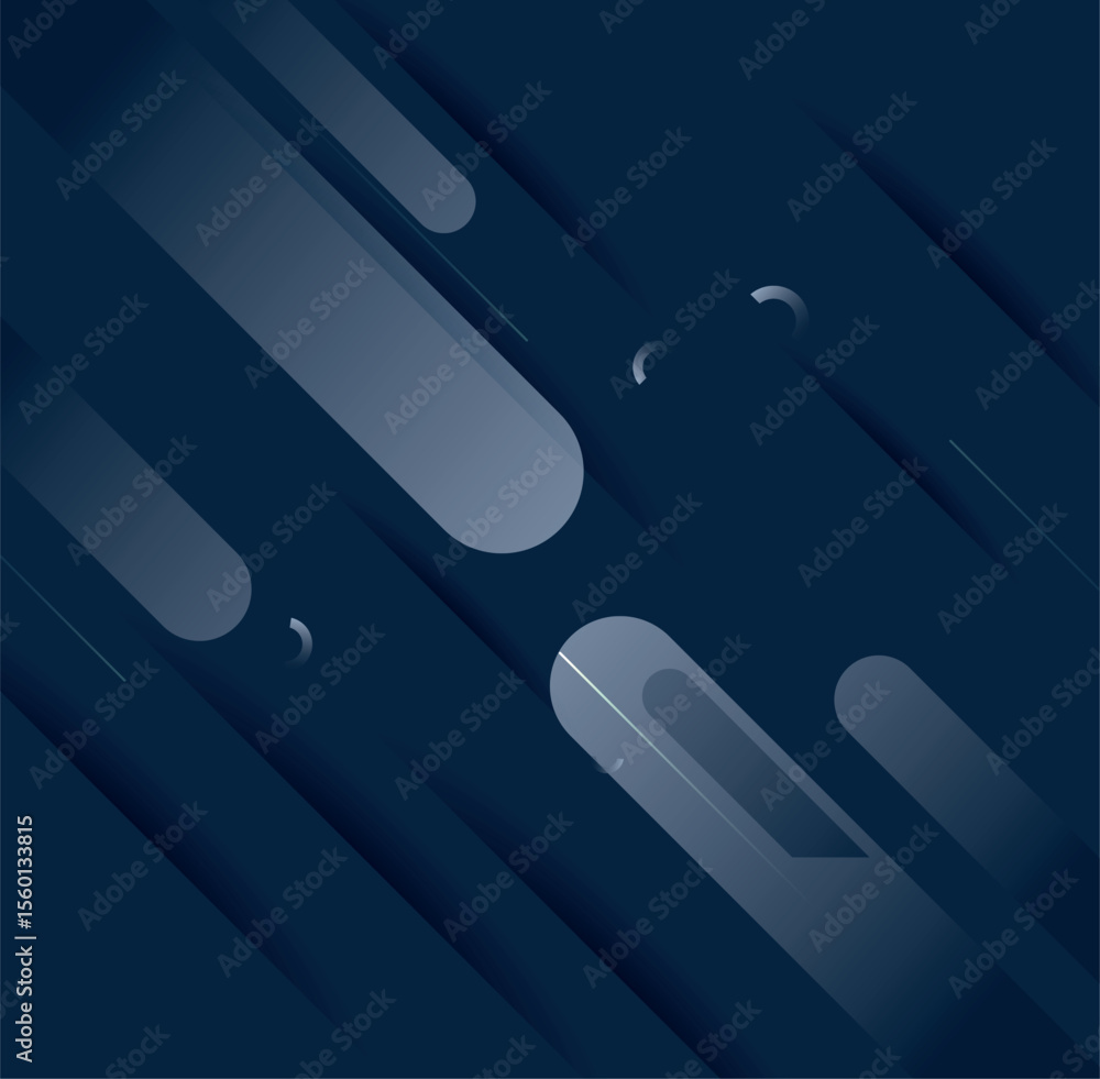 Poster deep blue gradient abstruct background design