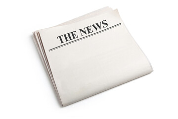 Folded Newspaper with 