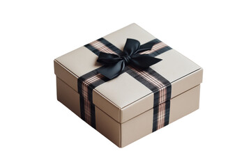 Present Box Wrapped in Elegance A Stylish Gift for Special Occasions Celebration with Bow and Ribbon