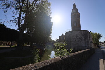 Beffroi, tour de l'horloge, ville de Crécy la Chapelle, département de la Seine et Marne, France