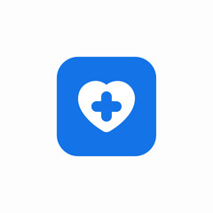 heart join icon sign vector