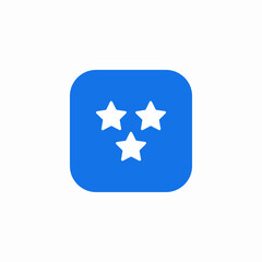 level star icon sign vector