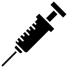Syringe Glyph Icon