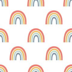 Hand Drawn Rainbow Pattern Design