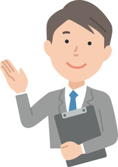 Fist pump people in business man