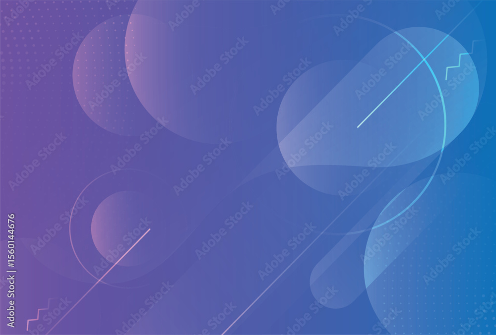 Poster pink color gradient with ribon abstruct background design