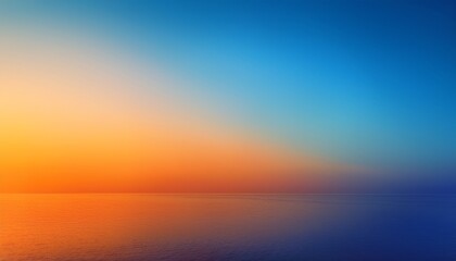 a plain orange and blue gradient background with soft transitions blending seamlessly into white tones the gentle shift in colors creates a harmonious and soothing atmosphere ideal for modern desig