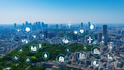 Urban environment image &mdash; sustainable &mdash; SDGs