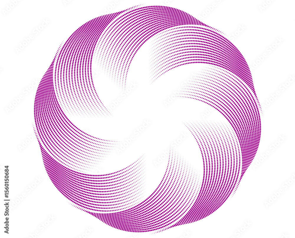 Poster abstract background with circles design element wave lines guilloche curve line background circle fo