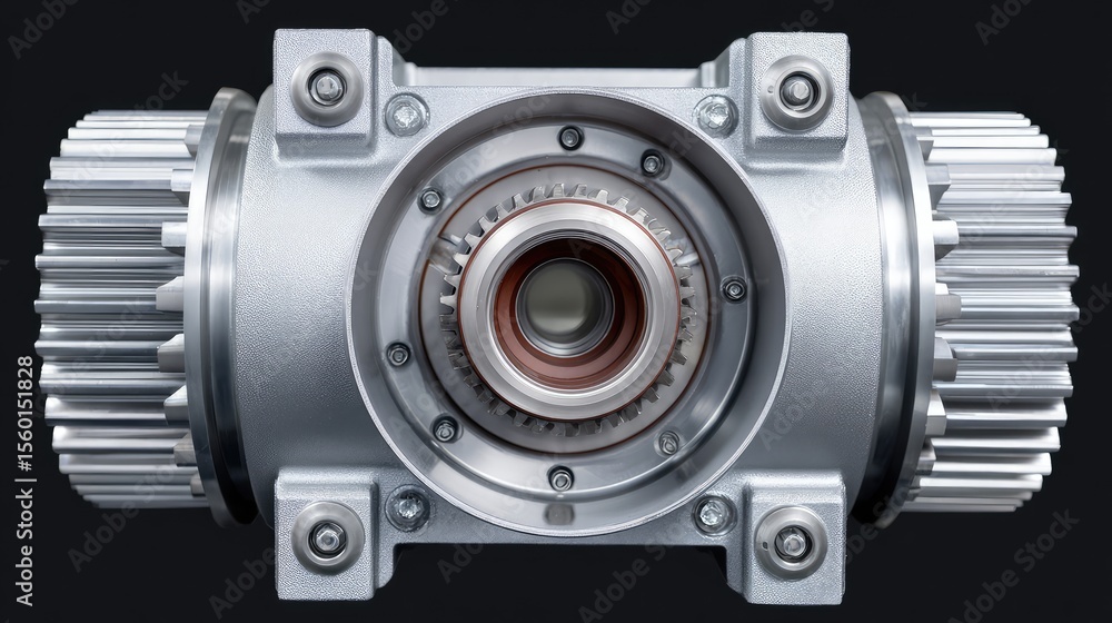 Aufkleber high-resolution image of a precision engine component showcasing intricate design and durable constr