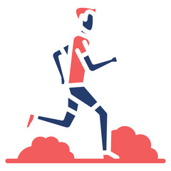 Outdoor Run solid color icon