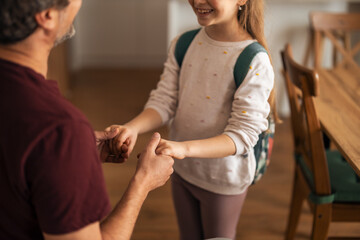 Father and Daughter Spending Quality Time at Home Together