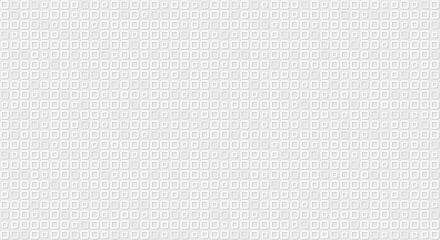 Background with white small squares. Grey abstract geometric seamless pattern