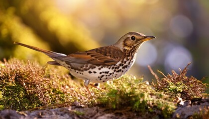 the song thrush turdus philomelos