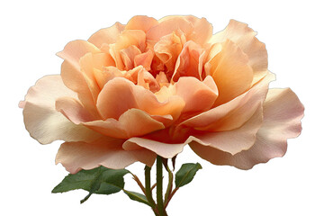 Close-up of a peach-colored rose