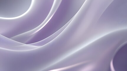 A serene abstract background showcasing soft, flowing curves and gradients in delicate shades of lavender and white.
