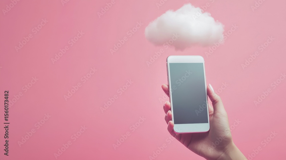 Poster cloud computing smartphone data storage