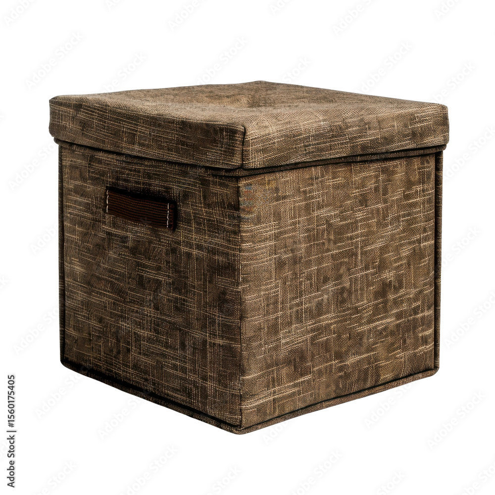 Aufkleber stylish storage box with textured fabric design, perfect for organizing items in any room. this vers